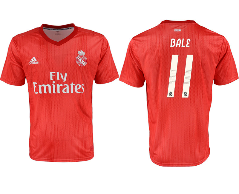2018 19 Real Madrid 11 BALE Third Away Thailand Soccer Jersey