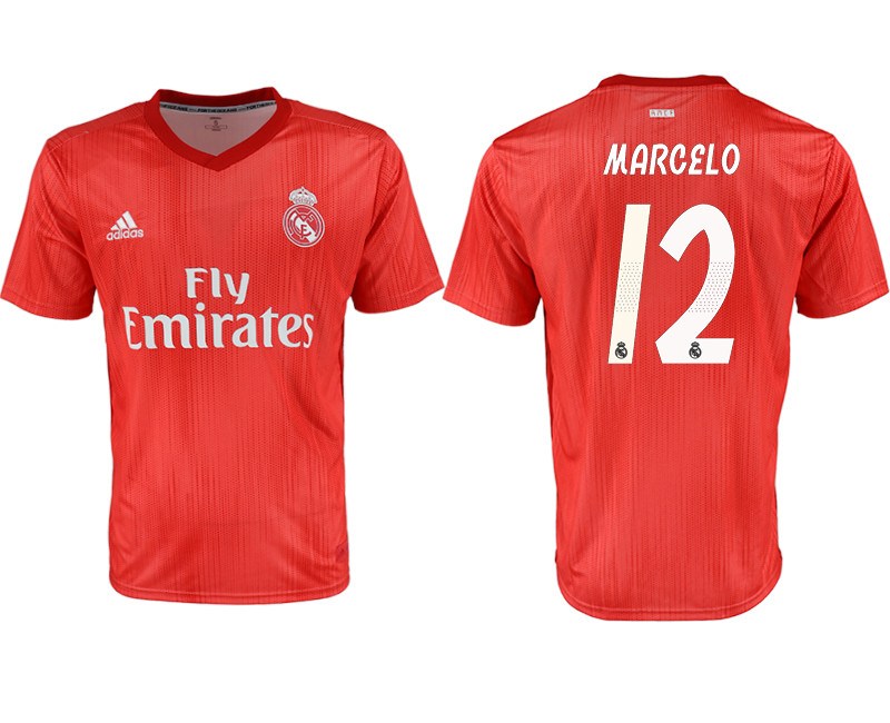 2018 19 Real Madrid 12 MARCELO Third Away Thailand Soccer Jersey
