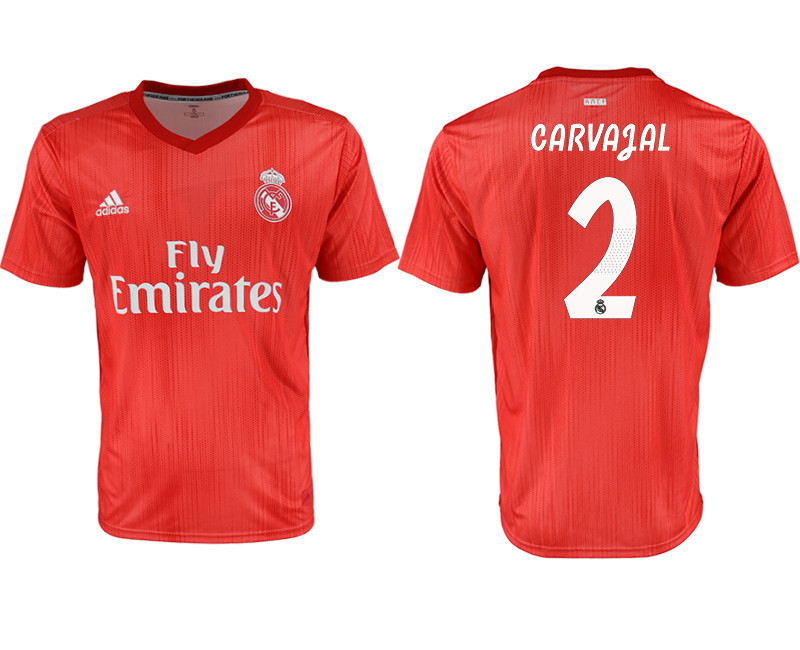 2018 19 Real Madrid 2 CARVAJAL Third Away Thailand Soccer Jersey