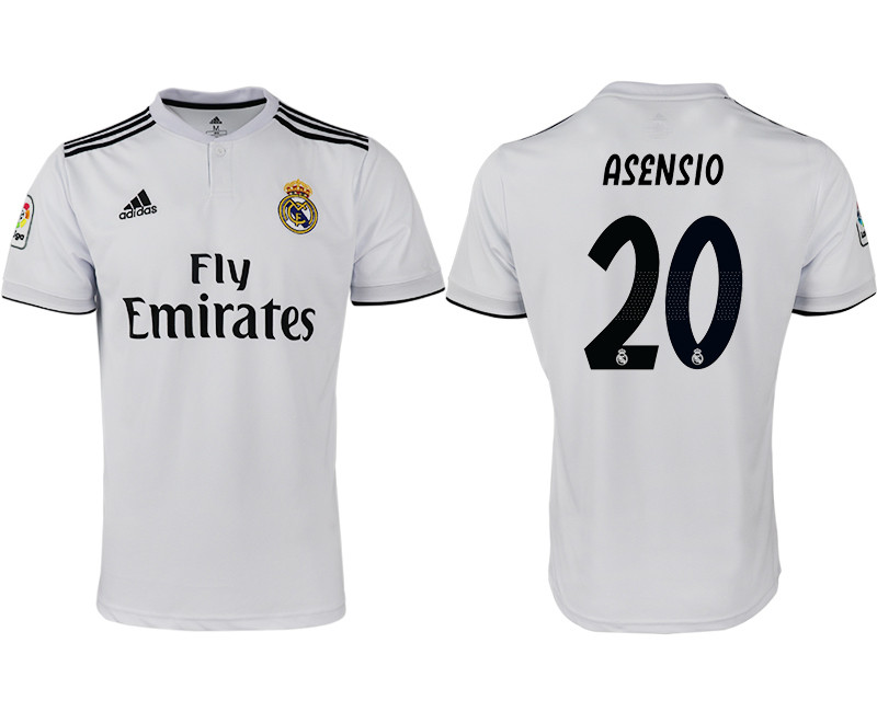 2018 19 Real Madrid 20 ASENSIO Home Thailand Soccer Jersey