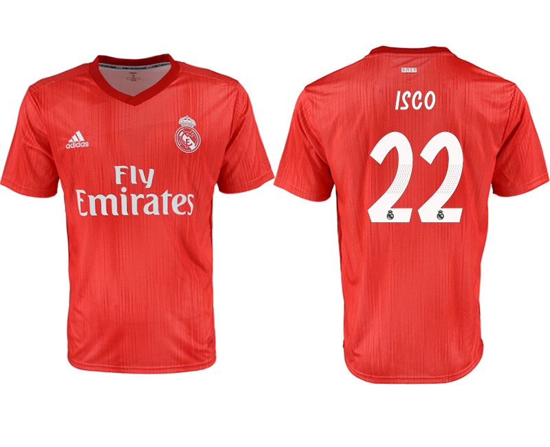 2018 19 Real Madrid 22 ISCO Third Away Thailand Soccer Jersey