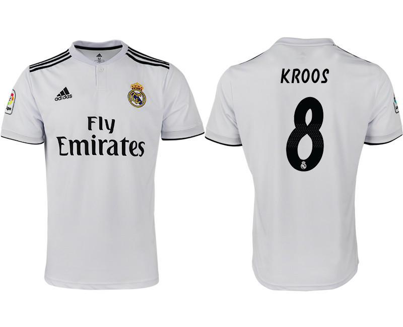 2018 19 Real Madrid 8 KROOS Home Thailand Soccer Jersey