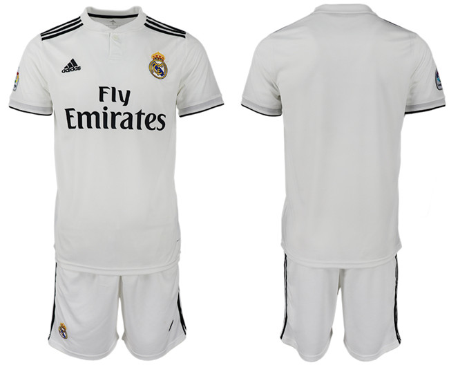 2018 19 Real Madrid Home Soccer Jersey