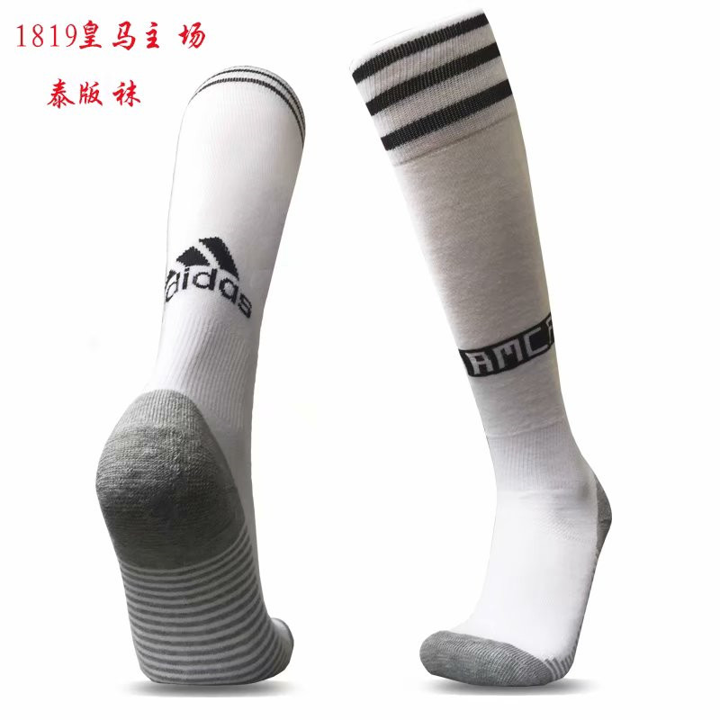 2018 19 Real Madrid Home Soccer Socks