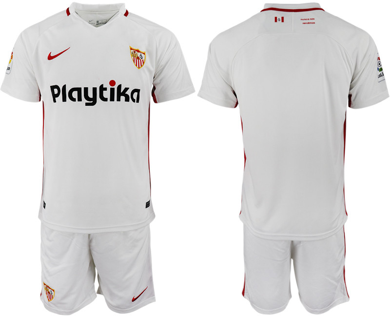 2018 19 Sevilla Home Soccer Jersey