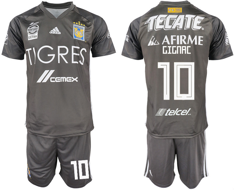 2018 19 Tigres UANL 10 GIGNAC Third Away Soccer Jersey