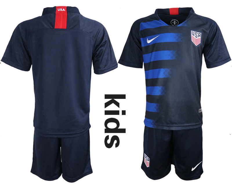 2018 19 USA Away Youth Soccer Jersey