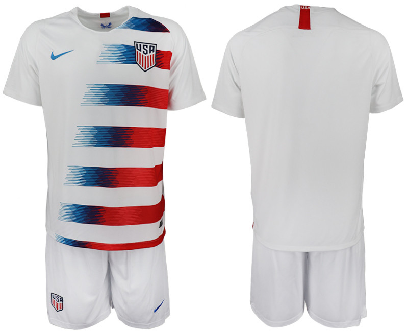 2018 19 USA Home Soccer Jersey