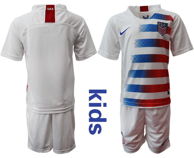 2018 19 USA Home Youth Soccer Jersey