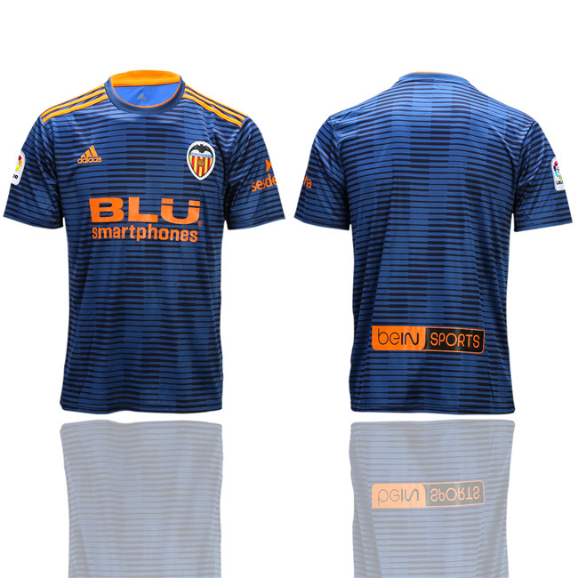 2018 19 Valencia Away Thailand Soccer Jersey