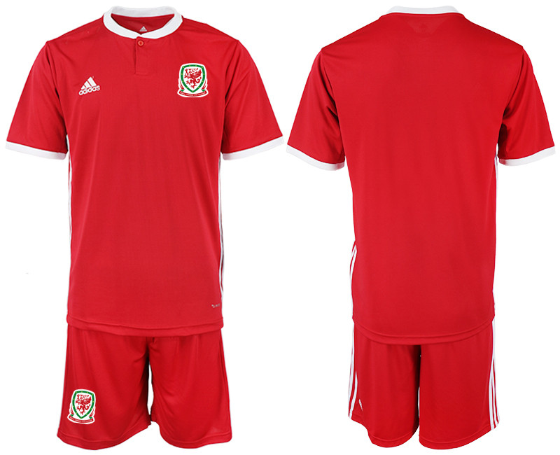 2018 19 Welsh Home Soccer Jersey