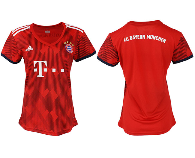 2019 19 Bayern Munich Home Women Soccer Jersey