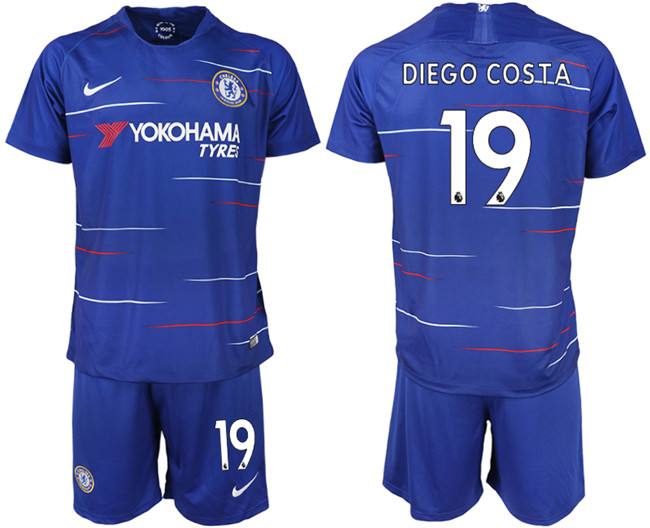 2019 19 Chelsea FC 19 DIEGO COSTA Home Soccer Jersey