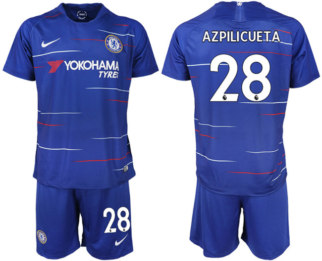 2019 19 Chelsea FC 28 AZPILICUETA Home Soccer Jersey