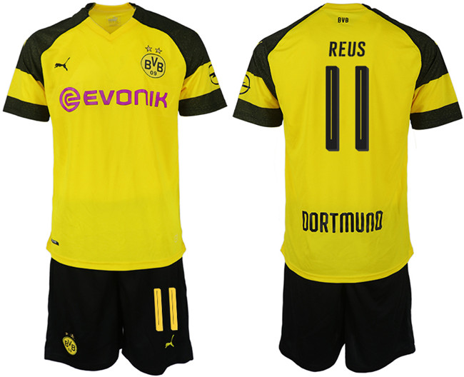 2019 19 Dortmund 11 REUS Home Soccer Jersey