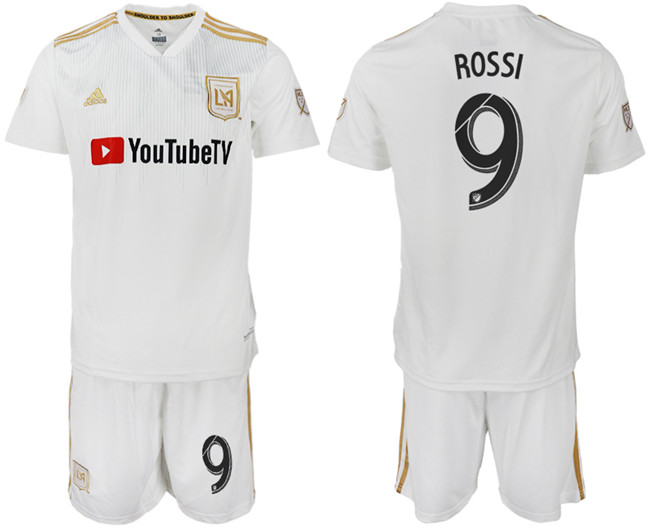 2019 19 Los Angeles FC 9 ROSSI Away Soccer Jersey