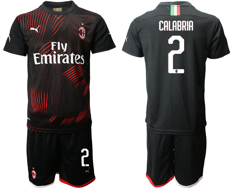 2019 20 AC Milan 2 CALABRIA Third Away Soccer Jersey