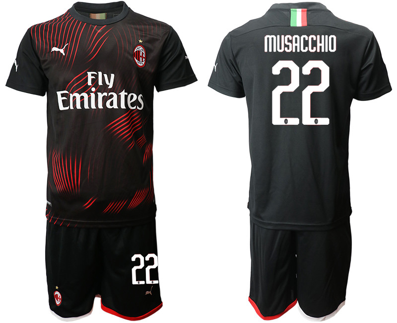 2019 20 AC Milan 22 MUSACCHIO Third Away Soccer Jersey