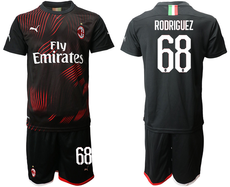 2019 20 AC Milan 68 RODRIGUEZ Third Away Soccer Jersey