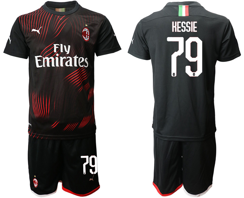 2019 20 AC Milan 79 KESSIE Third Away Soccer Jersey