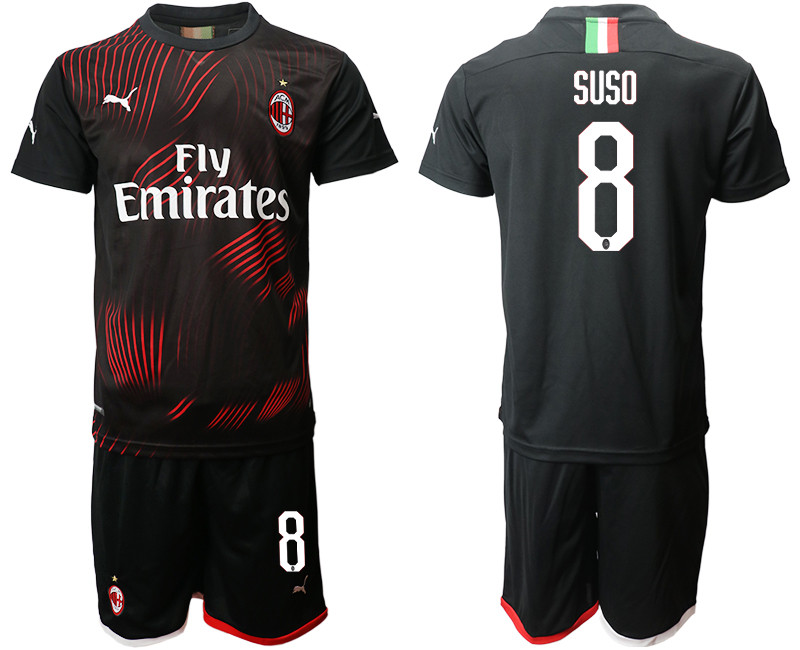 2019 20 AC Milan 8 SUSO Third Away Soccer Jersey