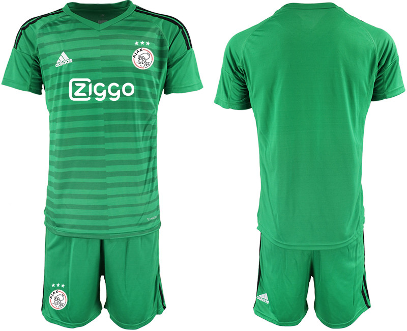 2019 20 Ajax Green Goalkeepe Soccer Jerseys