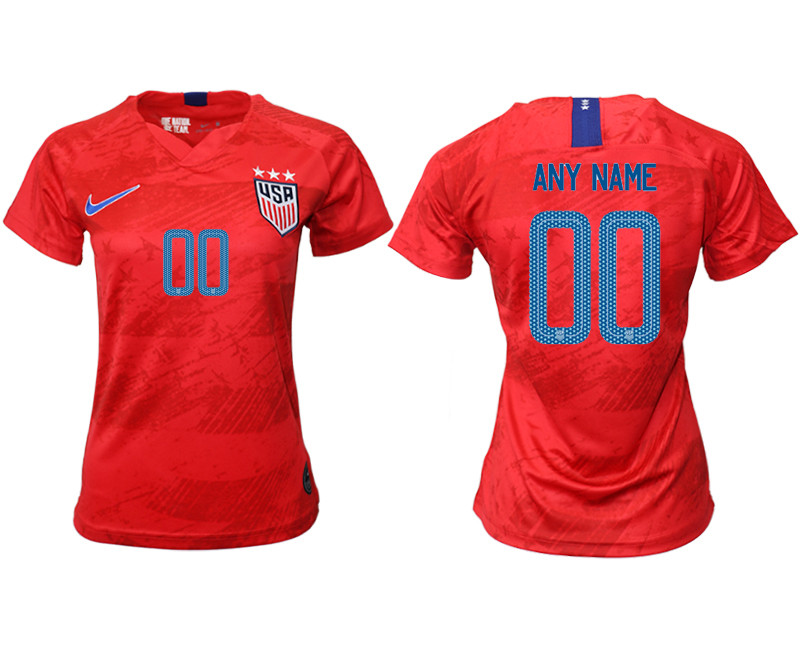 2019 20 America Customized Away Women Soccer Jersey