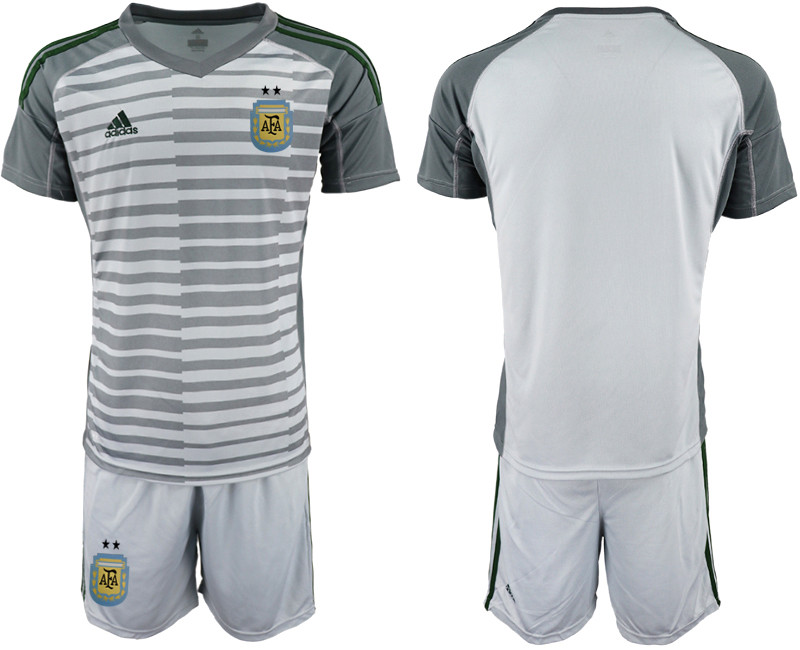 2019 20 Argentina Gray Goalkeeper Soccer Jersey