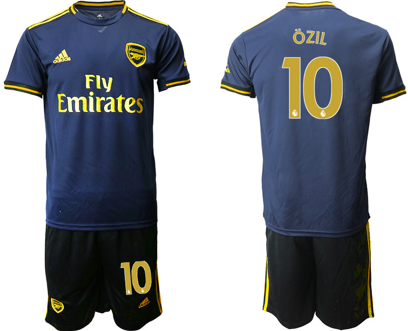 2019 20 Arsenal 10 OZIL Third Away Soccer Jersey