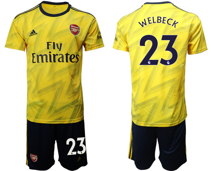 2019 20 Arsenal 23 WELBECK Away Soccer Jersey