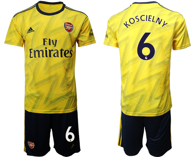 2019 20 Arsenal 6 KOSCIELNY Away Soccer Jersey