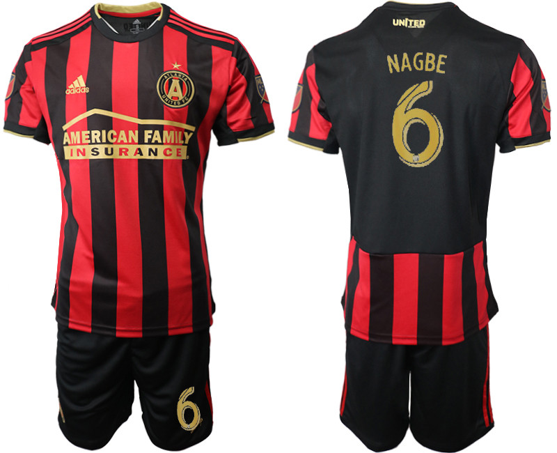 2019 20 Atlanta United FC 6 NAGBE Home Soccer Jersey