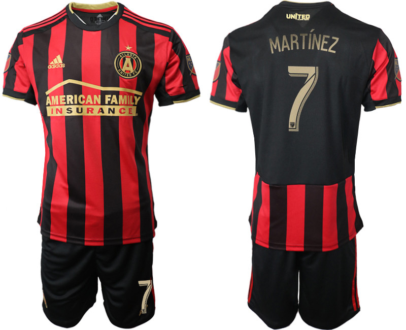 2019 20 Atlanta United FC 7 MARTINEZ Home Soccer Jersey