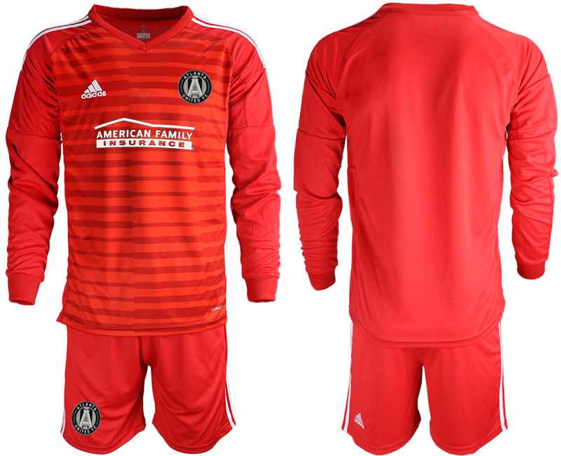 2019 20 Atlanta United FC Red Long Sleeve Goalkeeper Soccer Jersey