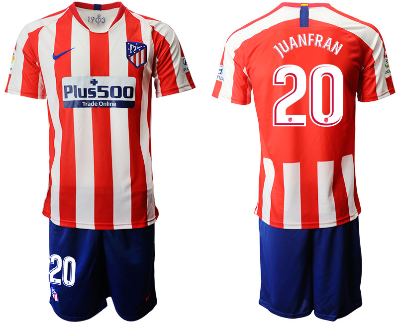 2019 20 Atletico Madrid 20 JUANFRAN Home Soccer Jersey