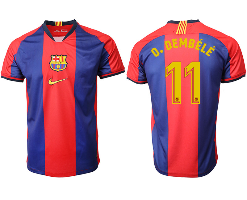 2019 20 Barcelona 11 O. DEMBELE Home Thailand Soccer Jersey