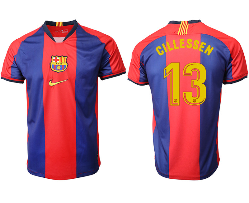 2019 20 Barcelona 13 CILLESSEN Home Thailand Soccer Jersey