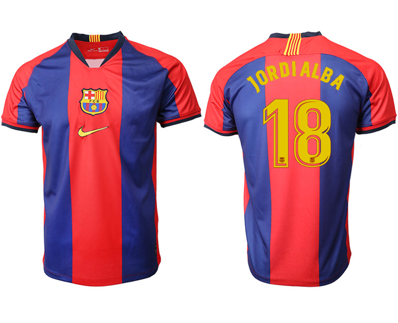 2019 20 Barcelona 18 JORDIALBA Home Thailand Soccer Jersey