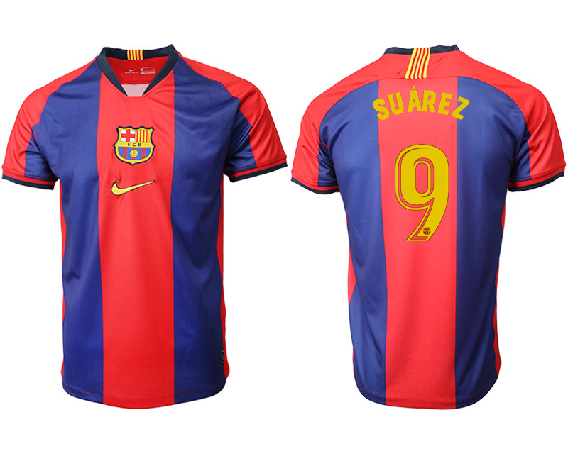 2019 20 Barcelona 9 SUAREZ Home Thailand Soccer Jersey