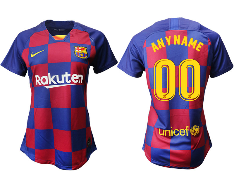 2019 20 Barcelona Customized Home Women Soccer Jersey
