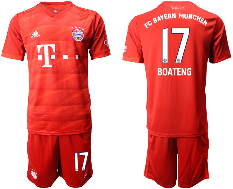 2019 20 Bayern Munchen 17 BOATENG Home Soccer Jersey