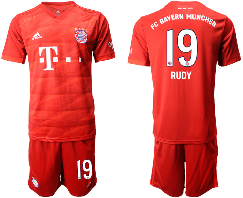 2019 20 Bayern Munchen 19 RUDY Home Soccer Jersey