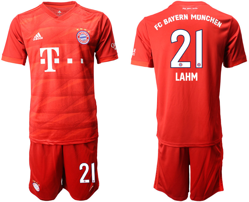 2019 20 Bayern Munchen 21 LAHM Home Soccer Jersey