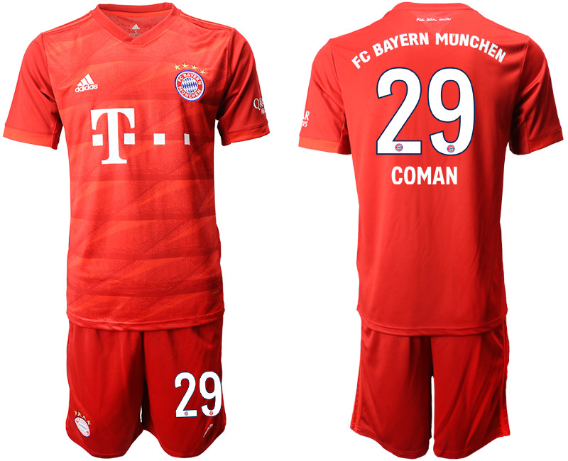 2019 20 Bayern Munchen 29 COMAN Home Soccer Jersey