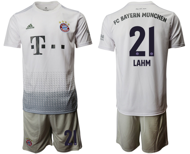 2019 20 Bayern Munich 21 LAHM Away Soccer Jersey