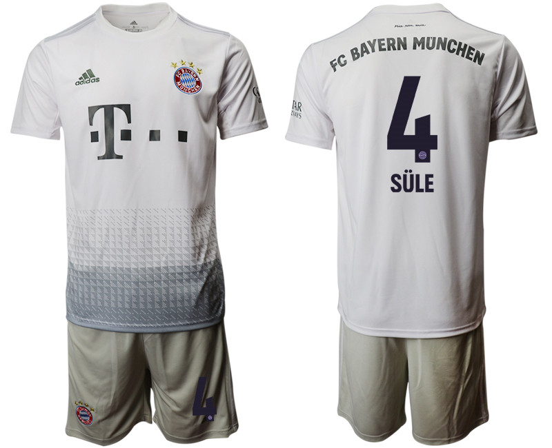 2019 20 Bayern Munich 4 SULE Away Soccer Jersey