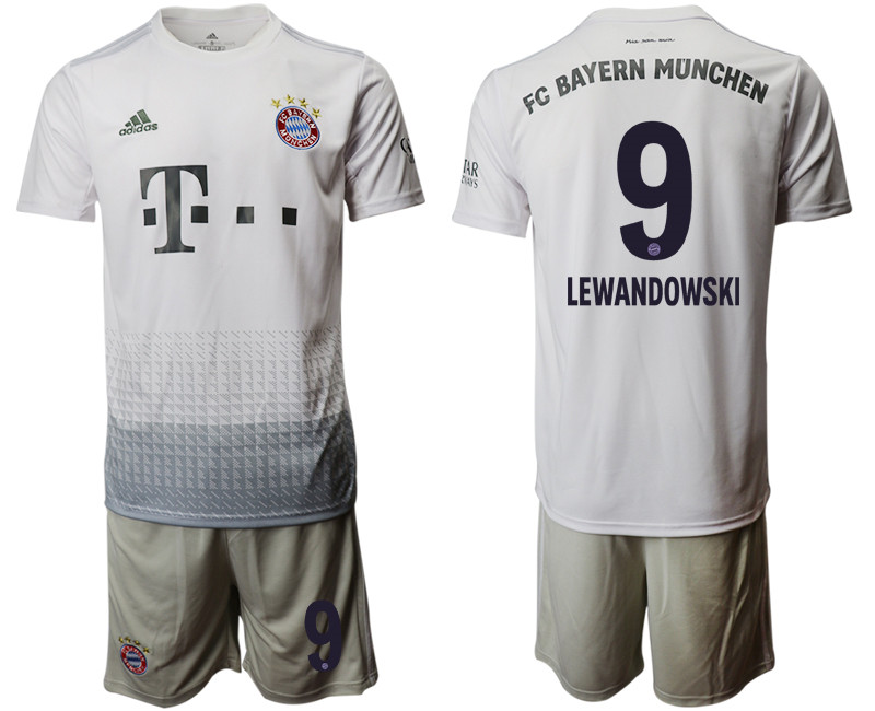 2019 20 Bayern Munich 9 LEWANDOWSKI Away Soccer Jersey