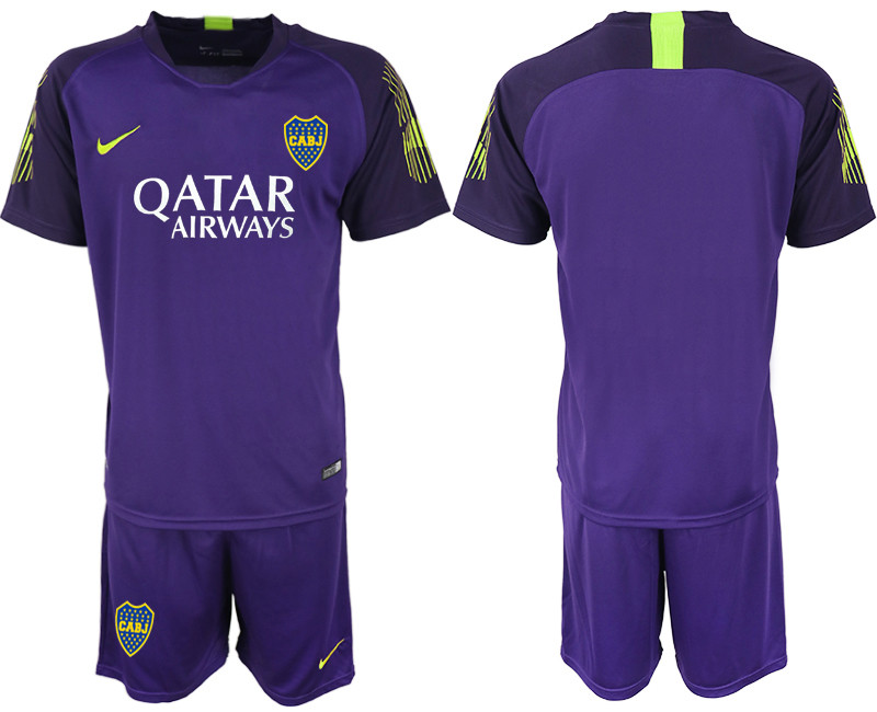 2019 20 Boca Juniors Purple Goalkeeper Soccer Jersey