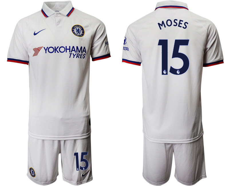 2019 20 Chelsea 15 MOSES Away Soccer Jersey