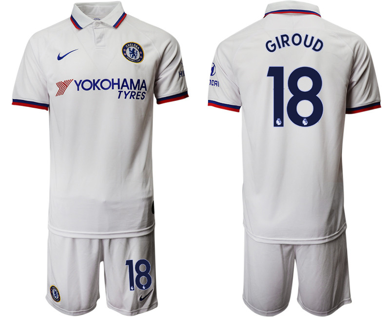 2019 20 Chelsea 18 GIROUD Away Soccer Jersey